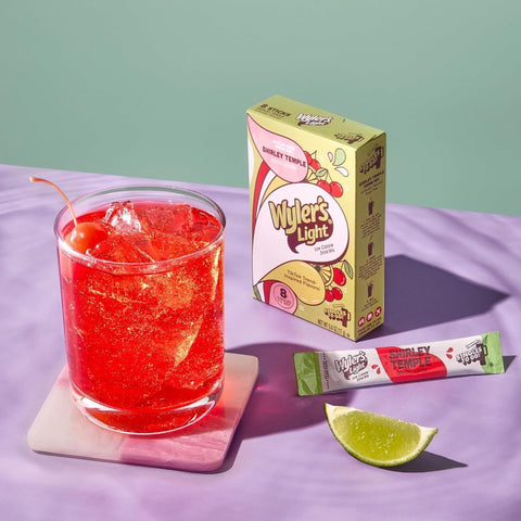 Wyler's Singles To Go Shirley Temple - sugar-free, calorie-free flavored sachets for beverages