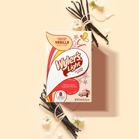 Wyler's Singles To Go Vanilla - sugar-free vanilla flavor sachets for drinks and desserts