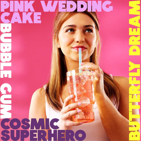 Wyler's Singles To Go 20' Pink Wedding Cake, Bubble Gum, Butterfly Dream, Cosmic Superhero - viralowe napoje instant bez cukru