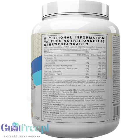 Naughty Boy Whey Advanced Protein Cookies & Cream 2010 g