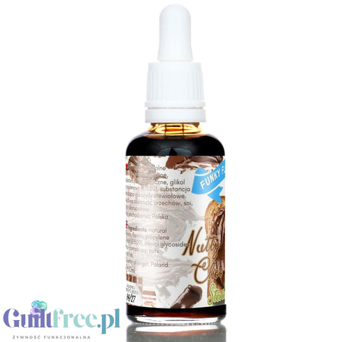 Funky Flavors Sweet Nutty Choc STEVIA - sugar-free flavor drops with a chocolate-nut cream flavor
