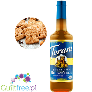 Torani Sugar Free Belgian Cookie Speculoos Syrup - Sugar-free Syrup with cookie flavor speculoos