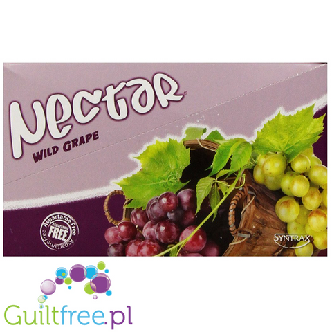 Syntrax Nectar Grab N Go Wild Grape Juice Flavored Whey Protein Isolate 
