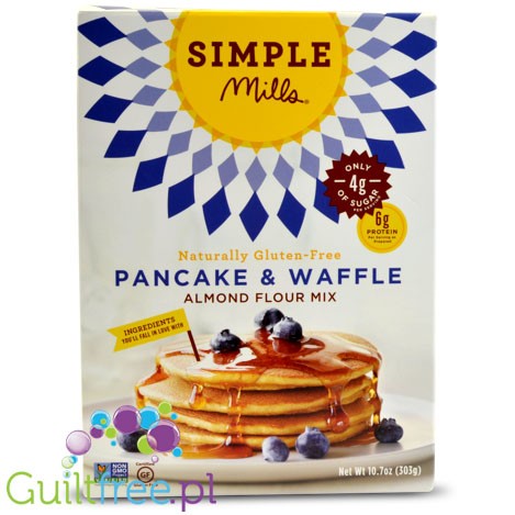 Simple Mills Naturally Gluten-Free Pancake & Waffle Flour Mix - naturally gluten-free almond flour for waffles and pancakes