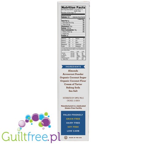 Simple Mills Naturally Gluten-Free Pancake & Waffle Flour Mix - naturally gluten-free almond flour for waffles and pancakes