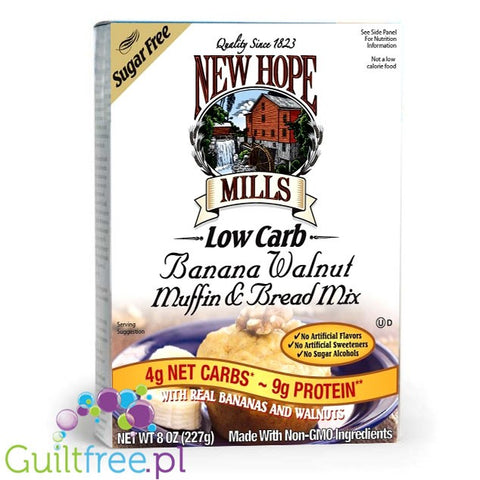 New Hope Mills Low Carb Banana Walnut Muffin & Bread Mix