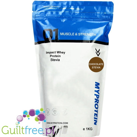 MyProtein Impact Whey Protein Chocolate Stevia Flavor Whey Protein Concentrate Food Additive Powder with Sweetener - Whey Protei