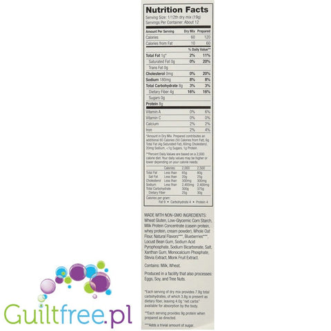 New Hope Mills Low Carb Blueberry Muffin & Bread Mix 