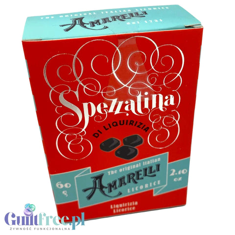 Amarelli Liquirizia Spezzatina di Liquorizia 60g - Calabrian licorice 100% sugar and sweetener free