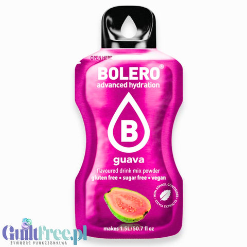 Bolero Drink Stevia Guava, instant, sachet 9g