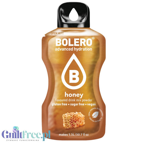 Bolero Drink Stevia Honey, instant, sachet 9g