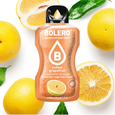 Bolero Drink Stevia Yellow Grapefruit, instant, sachet 9g