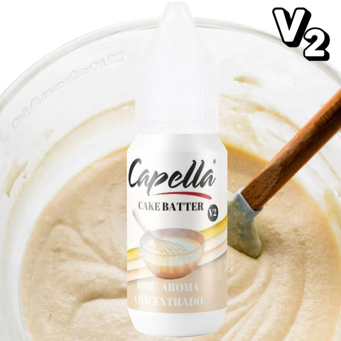 Capella Cake Batter V2 - skoncentrowany aromat spożywczy bez cukru i bez tłuszczu