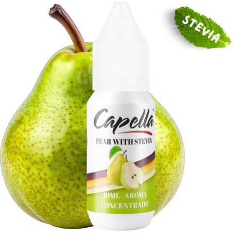 Capella Pear Stevia - naturalny aromat gruszkowy bez cukru i bez tłuszczu