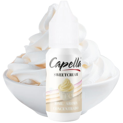 Capella Sweet Cream - skoncentrowany śmietankowy aromat bez cukru i bez tłuszczu