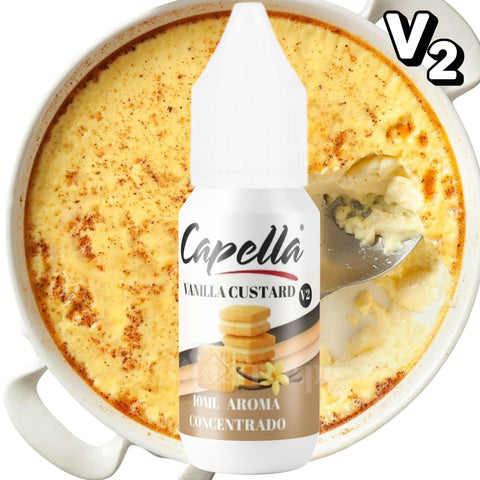Capella Vanilla Custard V2 - Krem Waniliowy - skoncentrowany aromat spożywczy bez cukru i bez tłuszczu