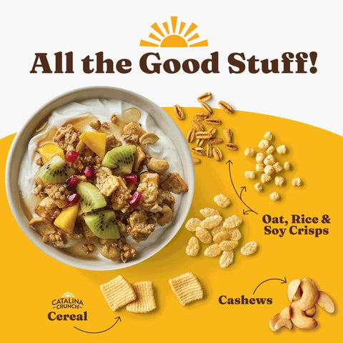 Catalina Crunch Protein Granola, Honey Cashew - luksusowa granola bez cukru i glutenu z nerkowcami, smak miodowy