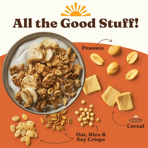 Catalina Crunch Protein Granola, Peanut Butter - rich crunchy sugar-free granola with peanuts, cashews, and almonds
