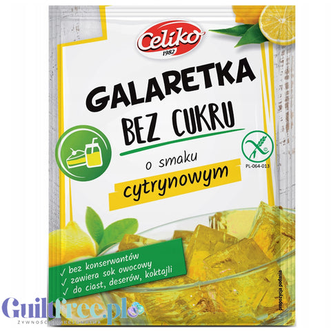 Celiko Natura sugar free lemon jelly