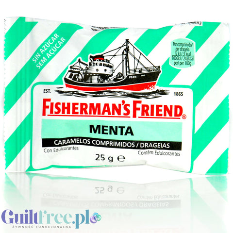 Fisherman's Friends Menta - miętowo-mentolowe pastylki bez cukru