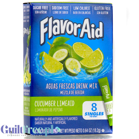 Flavor Aid Singles to Go Cucumber Limeaid