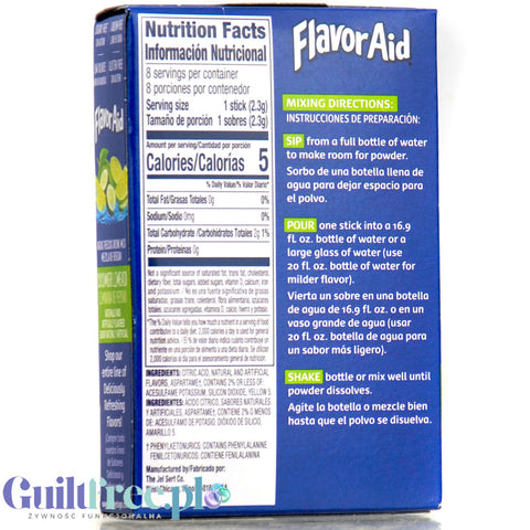 Flavor Aid Singles to Go Cucumber Limeaid