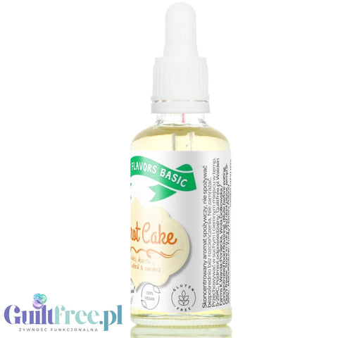 Funky Flavors Basic Carrot Cake 30ml - sugar and sweetener-free aromatic drops, notes of Carrot Cake