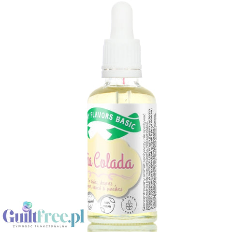 Funky Flavors Basic Piña Colada 30ml - aromatyczne kropelki bez cukru, słodzików i kalorii