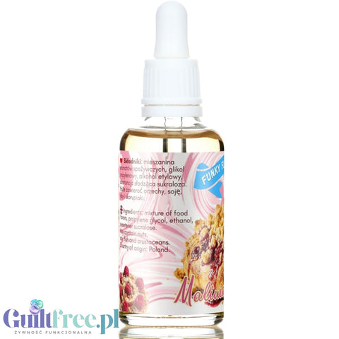 Funky Flavors Sweet Malinianka - słodzony skoncentrowany aromat drożdżówki z malinami i furą kruszonki