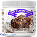 Funky Flavors Splash Brownie 150g - niskokaloryczny proszek smakowy, smak brownie z kawałkami ciasteczek