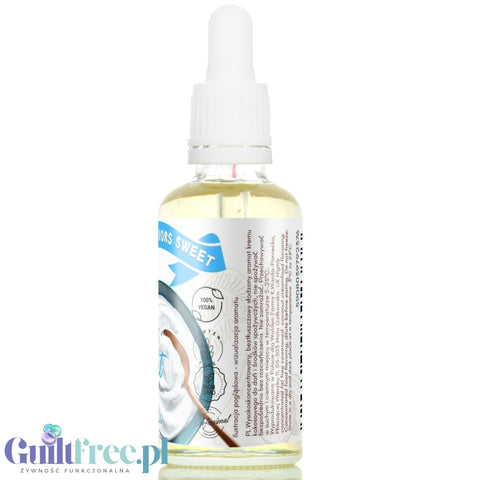 Funky Flavors Sweet Coconut Cream - słodkie kropelki bez cukru, tłuszczu i kcal, o smaku Kremu Kokosowego