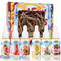 Funky Flavors Sweet 6 x 10ml, Set Testerski Zmysłowe Lato - zestaw kropelek smakowych, wakacyjna edycja