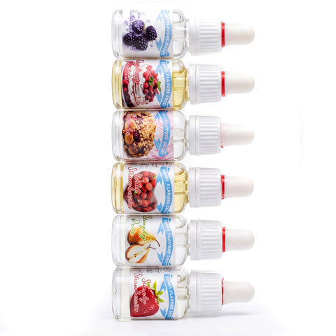 Funky Flavors Sweet 6 x 10ml, Set Testerski Bestsellery Owocowe - zestaw słodkich kropelek bez kalorii