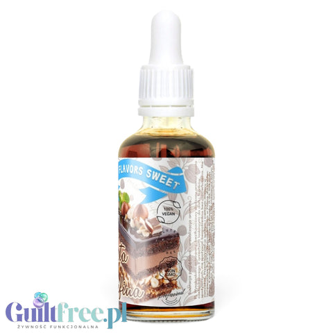 Funky Flavors Sweet Tartufina - kropelki słodzące o smaku włoskiego tortu pralinowego z czekoladą i orzechami