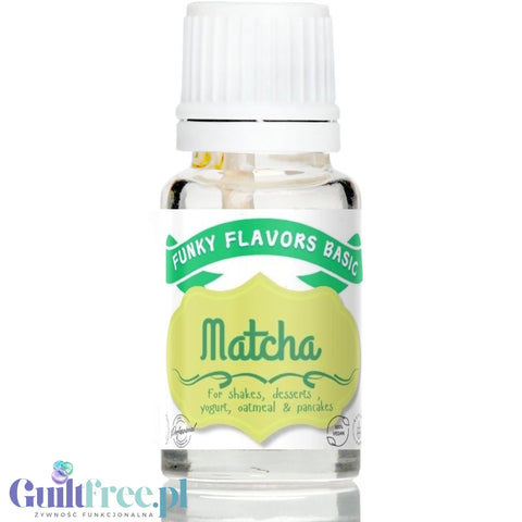 Funky Flavors Basic Matcha 10ml- aromat spożywczy zielonej herbaty bez cukru i bez tłuszczu
