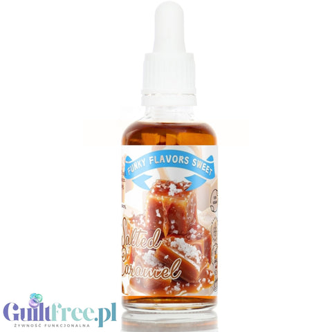 Funky Flavors Sweet Salted  Caramel - sweetened, liquid, sugar & fat free food flavoring