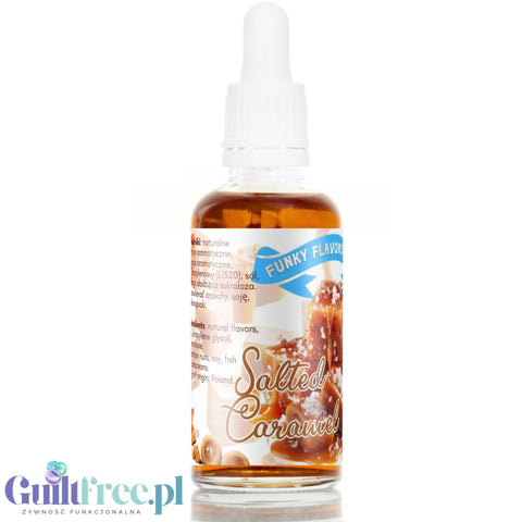 Funky Flavors Sweet Salted  Caramel - sweetened, liquid, sugar & fat free food flavoring