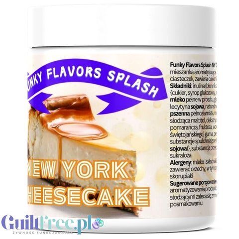 copy of Funky Flavors Splash NY Cheesecake 6kcal low calorie sugar free food flavoring