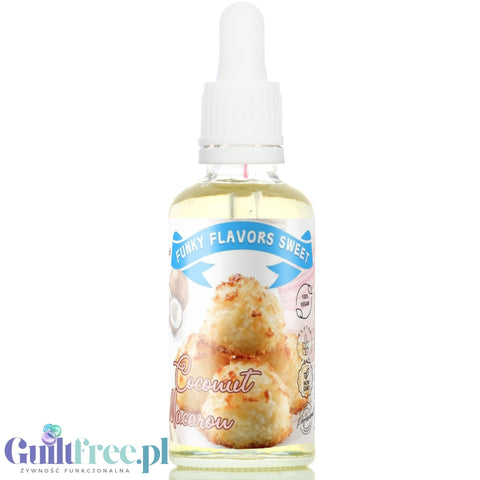 Funky Flavors Sweet Coconut Macaroon - słodzony aromat bez cukru, tłuszczu i kcal, Kokosanka