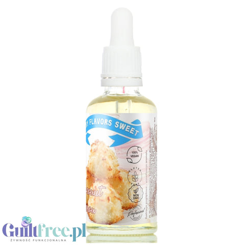 Funky Flavors Sweet Coconut Macaroon - słodzony aromat bez cukru, tłuszczu i kcal, Kokosanka