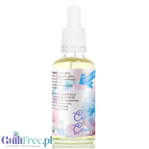 Funky Flavors Sweet Cotton Candy - słodzony aromat bez kcal, Wata Cukrowa