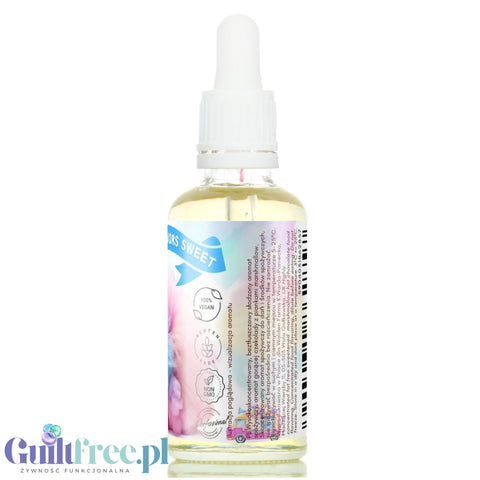 Funky Flavors Cotton Candy sugar free liquid flavor with sucralose