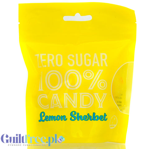 Future Candy 100% Zero Sugar Sweets,  Lemon Sherbet - cytrynowe landrynki bez cukru
