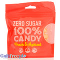 Future Candy 100% Zero Sugar Sweets, Peach & Apricot - wegańskie landrynki bez cukru, smak Morela & Brzoskwinia