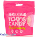 Future Candy 100% Zero Sugar Sweets, Wild Strawberry - poziomkowe landrynki bez cukru
