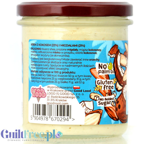 Good Noot Coconoot Crunchy - fenomenalny krem z kokosem i migdałami bez cukru
