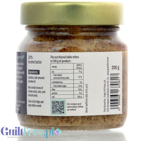 copy of Grapoila Walnut Butter - raw cold-pressed walnut paste 100%.