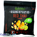 Greenergy Peanuts & Fava Beans Red Thai - mix orzeszków oraz czipsów z bobu o smaku chili-limonka