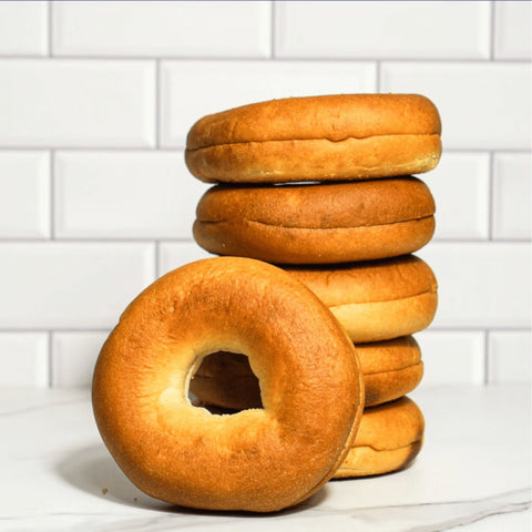 Hero Classic Plain Bagels - keto protein bagels, 19g protein & 130kcal per bagel