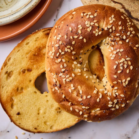 Hero Everything Bagels - keto protein bagels with seeds, only 5g net carbs
